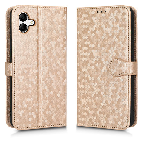 Funda de Cuero Cartera con Soporte Carcasa C01X para Samsung Galaxy A04 4G Oro