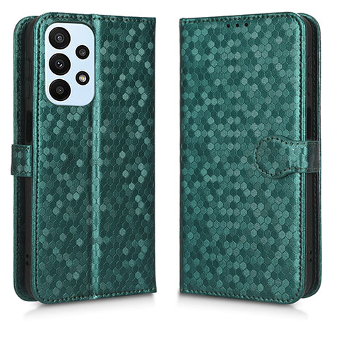 Funda de Cuero Cartera con Soporte Carcasa C01X para Samsung Galaxy A23 4G Verde