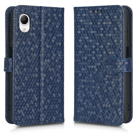 Funda de Cuero Cartera con Soporte Carcasa C01X para Samsung Galaxy A23 5G SC-56C Azul