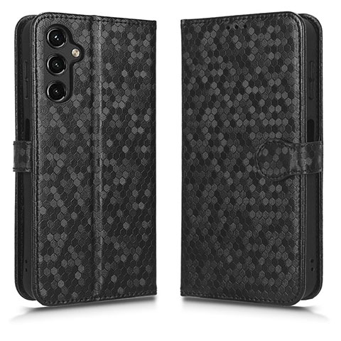 Funda de Cuero Cartera con Soporte Carcasa C01X para Samsung Galaxy A24 4G Negro