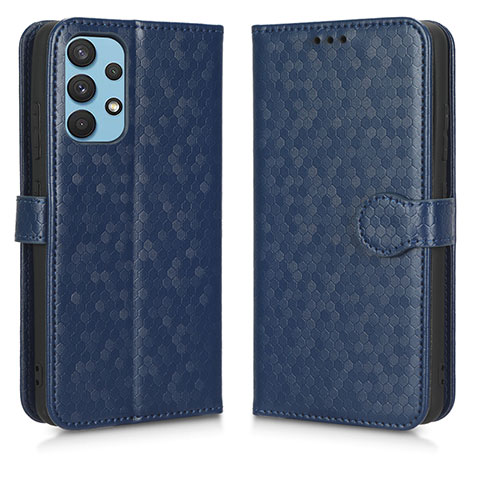 Funda de Cuero Cartera con Soporte Carcasa C01X para Samsung Galaxy A32 4G Azul