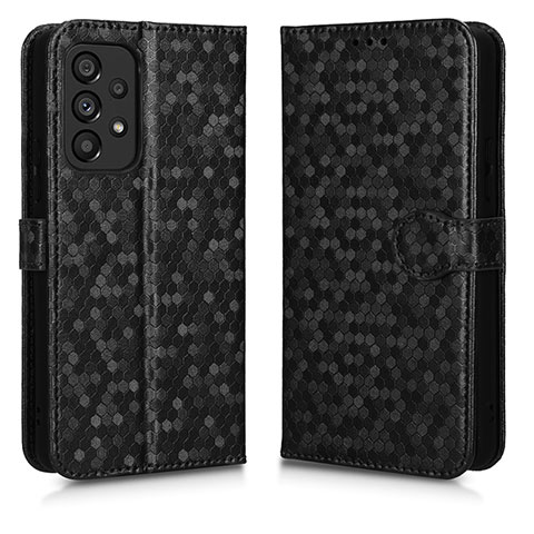 Funda de Cuero Cartera con Soporte Carcasa C01X para Samsung Galaxy A53 5G Negro