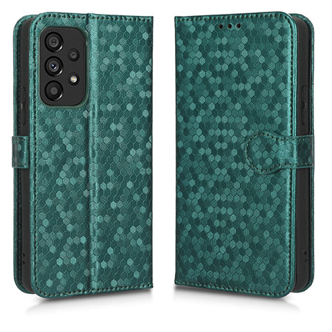 Funda de Cuero Cartera con Soporte Carcasa C01X para Samsung Galaxy A53 5G Verde