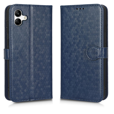 Funda de Cuero Cartera con Soporte Carcasa C01X para Samsung Galaxy M04 Azul