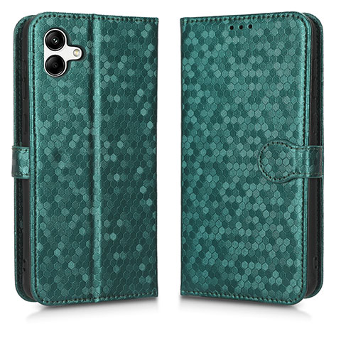 Funda de Cuero Cartera con Soporte Carcasa C01X para Samsung Galaxy M04 Verde