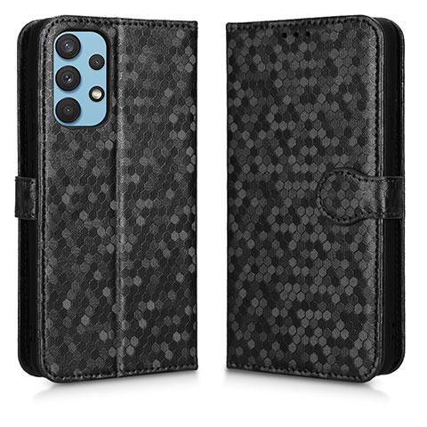 Funda de Cuero Cartera con Soporte Carcasa C01X para Samsung Galaxy M32 5G Negro