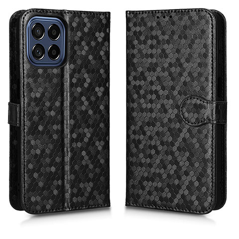 Funda de Cuero Cartera con Soporte Carcasa C01X para Samsung Galaxy M53 5G Negro