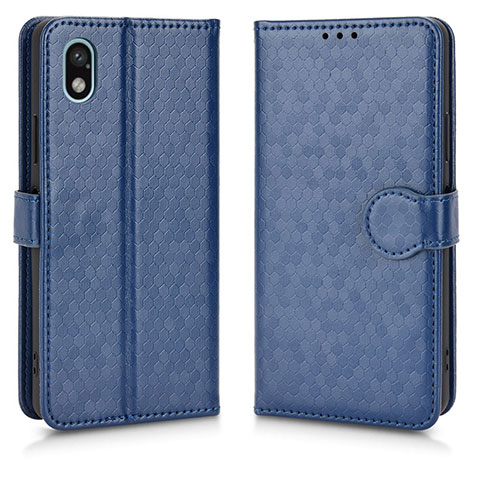 Funda de Cuero Cartera con Soporte Carcasa C01X para Sony Xperia Ace III Azul