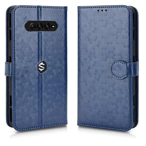 Funda de Cuero Cartera con Soporte Carcasa C01X para Xiaomi Black Shark 4 5G Azul