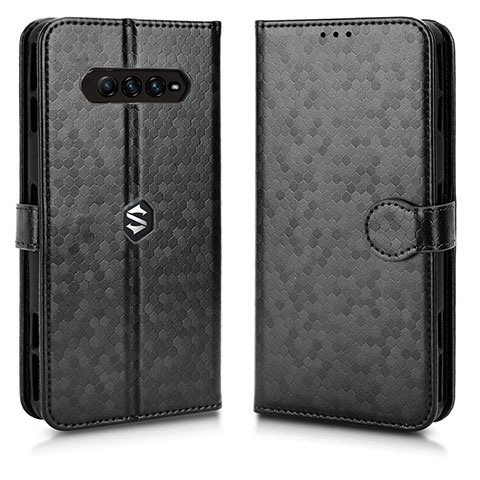 Funda de Cuero Cartera con Soporte Carcasa C01X para Xiaomi Black Shark 4 5G Negro