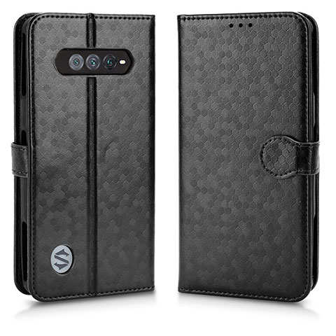 Funda de Cuero Cartera con Soporte Carcasa C01X para Xiaomi Black Shark 4S 5G Negro