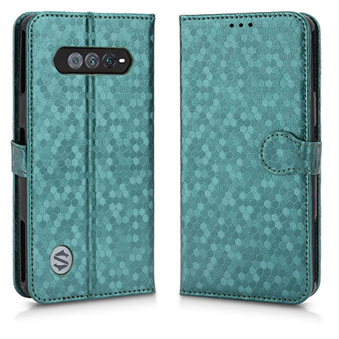 Funda de Cuero Cartera con Soporte Carcasa C01X para Xiaomi Black Shark 4S 5G Verde