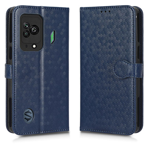 Funda de Cuero Cartera con Soporte Carcasa C01X para Xiaomi Black Shark 5 5G Azul