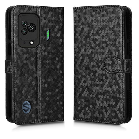 Funda de Cuero Cartera con Soporte Carcasa C01X para Xiaomi Black Shark 5 5G Negro