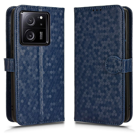 Funda de Cuero Cartera con Soporte Carcasa C01X para Xiaomi Mi 13T 5G Azul