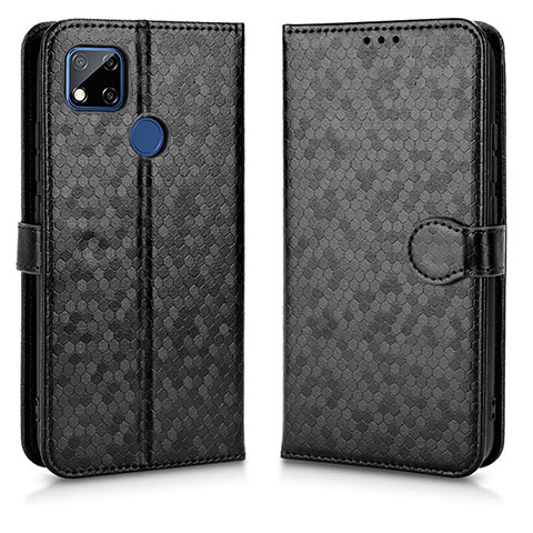 Funda de Cuero Cartera con Soporte Carcasa C01X para Xiaomi POCO C3 Negro