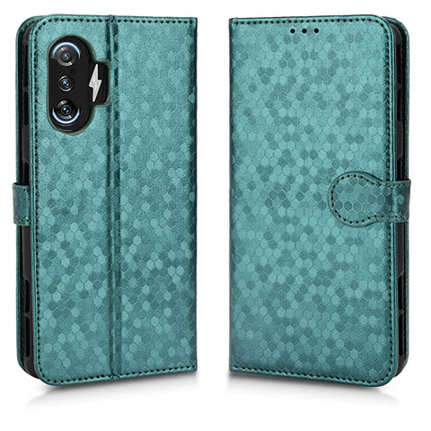 Funda de Cuero Cartera con Soporte Carcasa C01X para Xiaomi Poco F3 GT 5G Verde