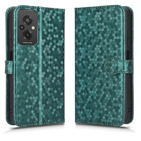 Funda de Cuero Cartera con Soporte Carcasa C01X para Xiaomi Redmi 11 Prime 4G Verde