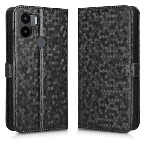 Funda de Cuero Cartera con Soporte Carcasa C01X para Xiaomi Redmi A1 Plus Negro