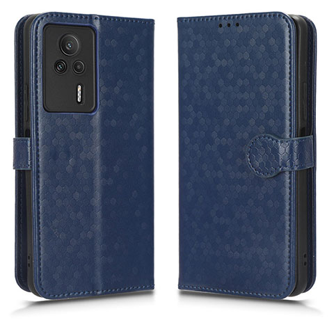 Funda de Cuero Cartera con Soporte Carcasa C01X para Xiaomi Redmi K60E 5G Azul