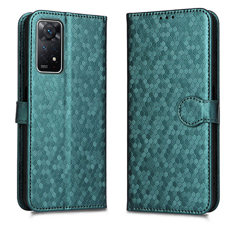 Funda de Cuero Cartera con Soporte Carcasa C01X para Xiaomi Redmi Note 12 Pro 4G Verde