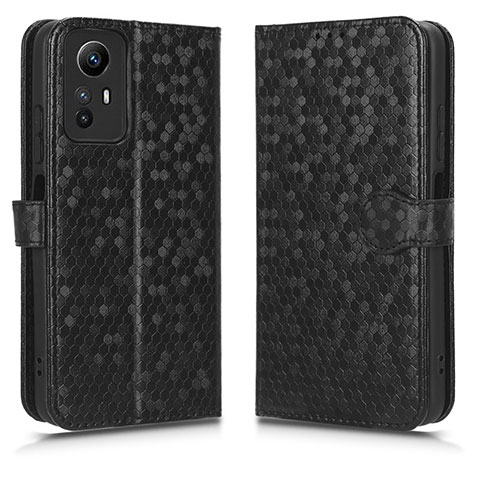 Funda de Cuero Cartera con Soporte Carcasa C01X para Xiaomi Redmi Note 12S Negro