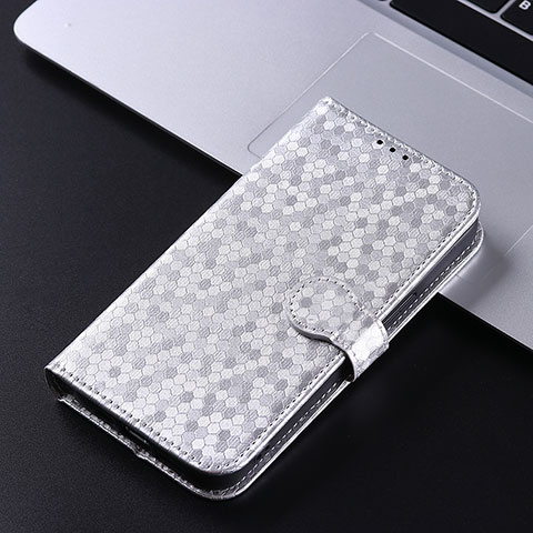 Funda de Cuero Cartera con Soporte Carcasa C01X para Xiaomi Redmi Note 13 5G Plata