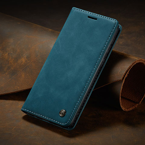 Funda de Cuero Cartera con Soporte Carcasa C02S para Huawei P50 Pro Azul