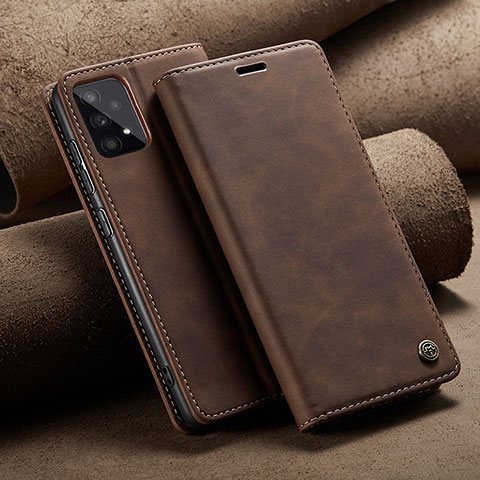 Funda de Cuero Cartera con Soporte Carcasa C02S para Samsung Galaxy A33 5G Marron