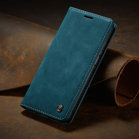 Funda de Cuero Cartera con Soporte Carcasa C02S para Xiaomi Mi 10T Pro 5G Azul