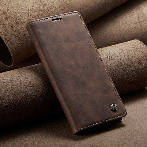 Funda de Cuero Cartera con Soporte Carcasa C02S para Xiaomi Mi 12T Pro 5G Marron