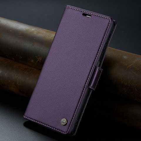 Funda de Cuero Cartera con Soporte Carcasa C02S para Xiaomi Poco F5 5G Morado