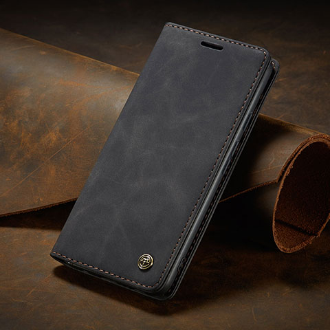 Funda de Cuero Cartera con Soporte Carcasa C02S para Xiaomi Redmi 12 5G Negro