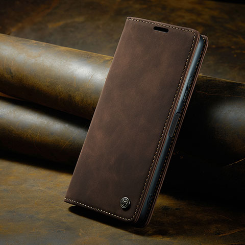 Funda de Cuero Cartera con Soporte Carcasa C02S para Xiaomi Redmi Note 12 4G Marron