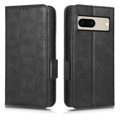 Funda de Cuero Cartera con Soporte Carcasa C02X para Google Pixel 7 5G Negro