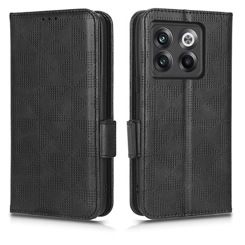 Funda de Cuero Cartera con Soporte Carcasa C02X para OnePlus Ace Pro 5G Negro