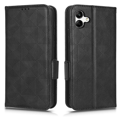 Funda de Cuero Cartera con Soporte Carcasa C02X para Samsung Galaxy A04 4G Negro