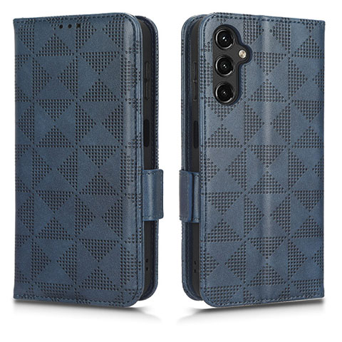 Funda de Cuero Cartera con Soporte Carcasa C02X para Samsung Galaxy A14 5G Azul