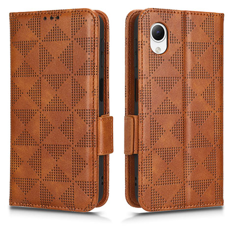 Funda de Cuero Cartera con Soporte Carcasa C02X para Samsung Galaxy A23s Marron