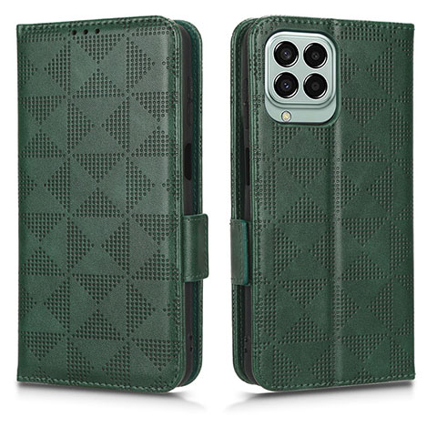 Funda de Cuero Cartera con Soporte Carcasa C02X para Samsung Galaxy M33 5G Verde