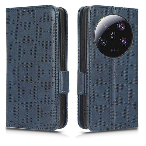 Funda de Cuero Cartera con Soporte Carcasa C02X para Xiaomi Mi 13 Ultra 5G Azul