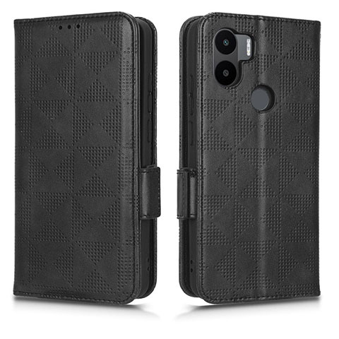 Funda de Cuero Cartera con Soporte Carcasa C02X para Xiaomi Redmi A1 Plus Negro