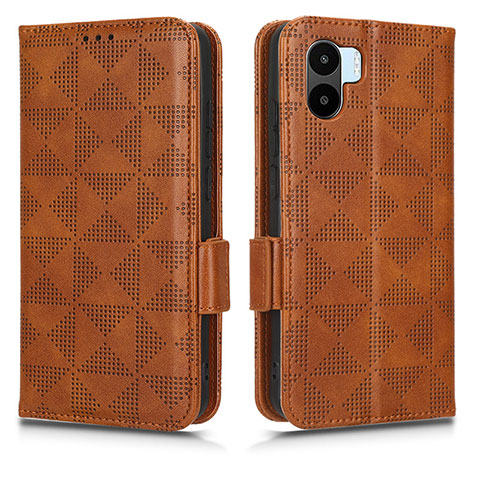 Funda de Cuero Cartera con Soporte Carcasa C02X para Xiaomi Redmi A2 Marron