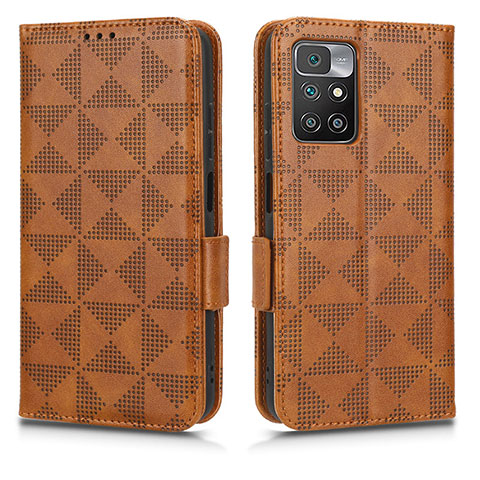 Funda de Cuero Cartera con Soporte Carcasa C02X para Xiaomi Redmi Note 11 Pro+ Plus 5G Marron