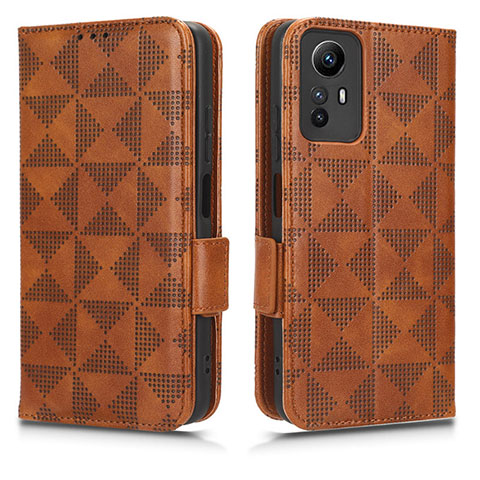 Funda de Cuero Cartera con Soporte Carcasa C02X para Xiaomi Redmi Note 12S Marron