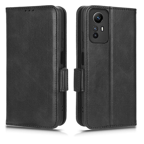 Funda de Cuero Cartera con Soporte Carcasa C02X para Xiaomi Redmi Note 12S Negro