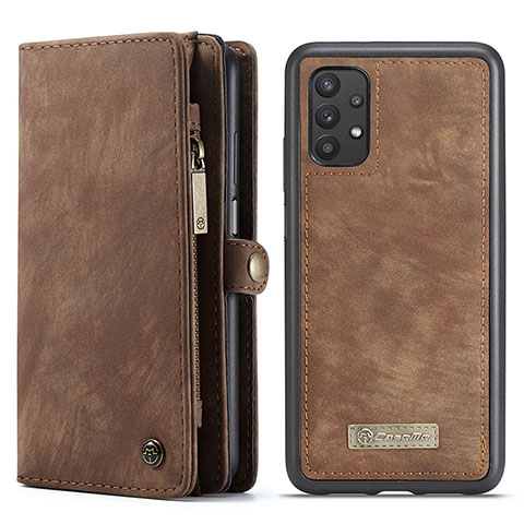 Funda de Cuero Cartera con Soporte Carcasa C03S para Samsung Galaxy A32 4G Marron