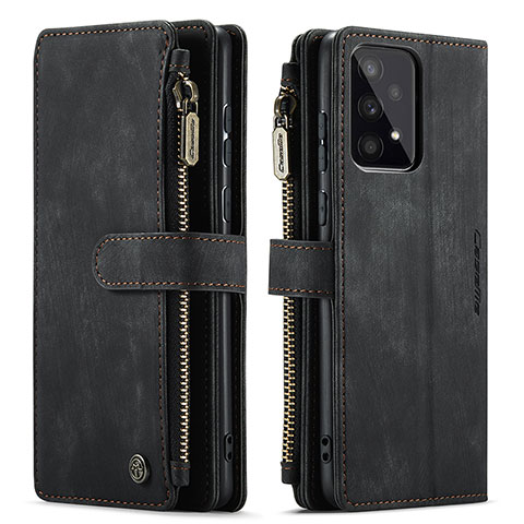 Funda de Cuero Cartera con Soporte Carcasa C03S para Samsung Galaxy A53 5G Negro