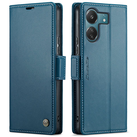 Funda de Cuero Cartera con Soporte Carcasa C03S para Xiaomi Redmi 13C Azul