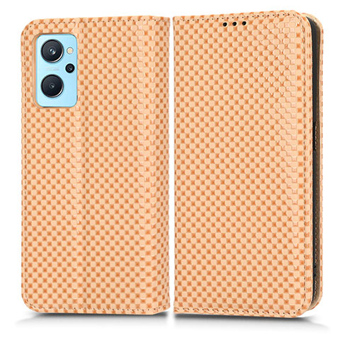 Funda de Cuero Cartera con Soporte Carcasa C03X para Oppo K10 4G Oro